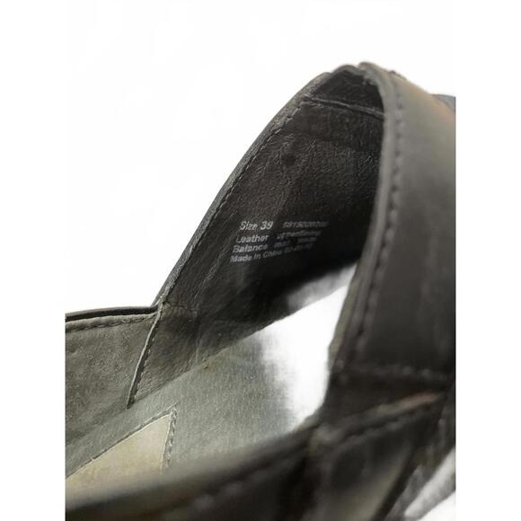 Dansko Leather Clogs Shoes Mules Women's 39 Black Prarie - Picture 5 of 7